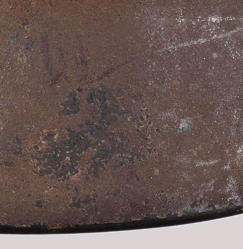 WW2 German Luftwaffe M40 Three Tone Normandy Camouflage Helmet . — image 7