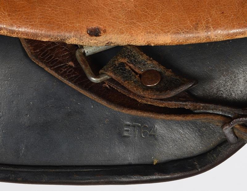 WW2 German Luftwaffe M40 Three Tone Normandy Camouflage Helmet . — image 9