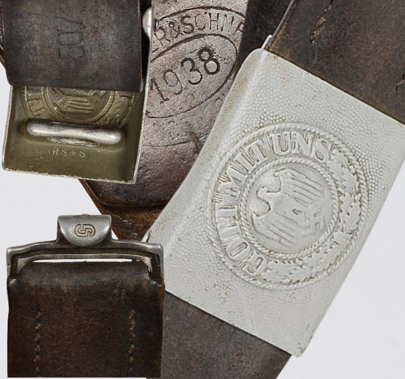 WW2 German Army Belt & Buckle With Unit Markings 1938 — image 12