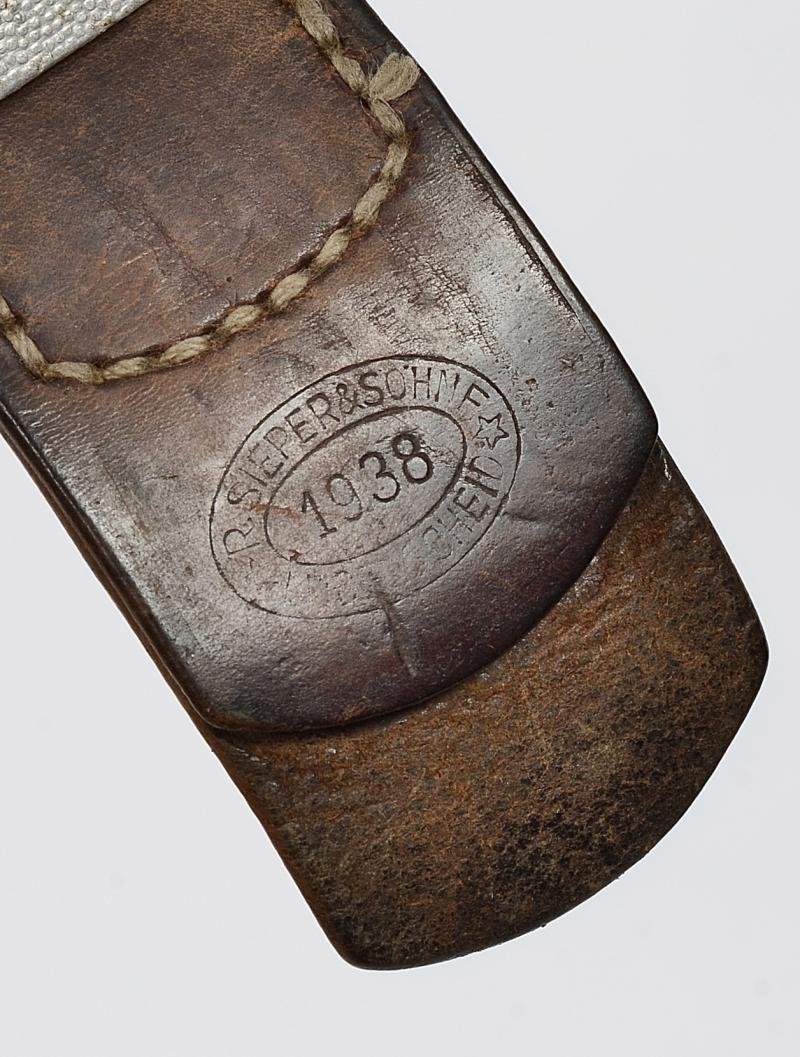 WW2 German Army Belt & Buckle With Unit Markings 1938 — image 9