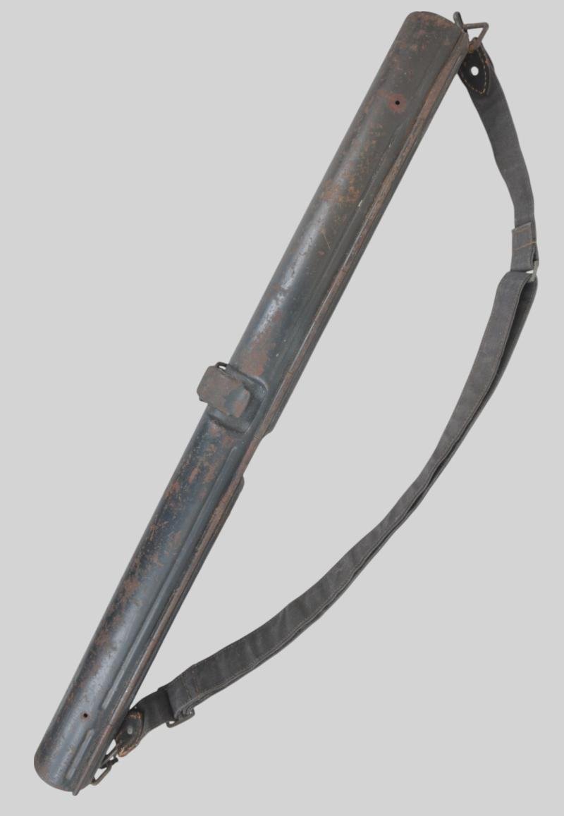 Bump 566 - WW2 German Spare Barrel Carrier 1940 In Luftwaffe Blue paint — image 2