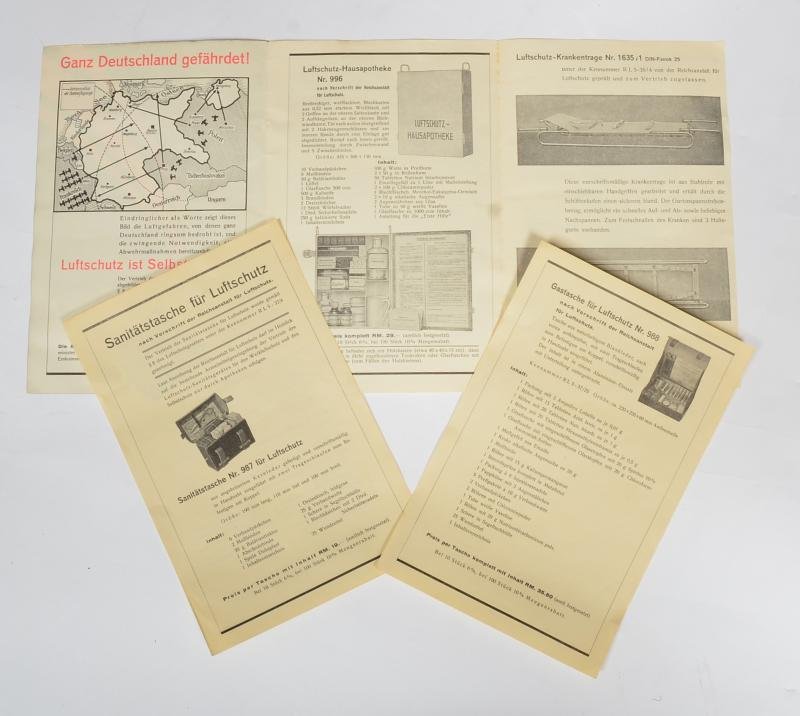 WW2 German Luftschutz Equipment Pamphlet — image 3