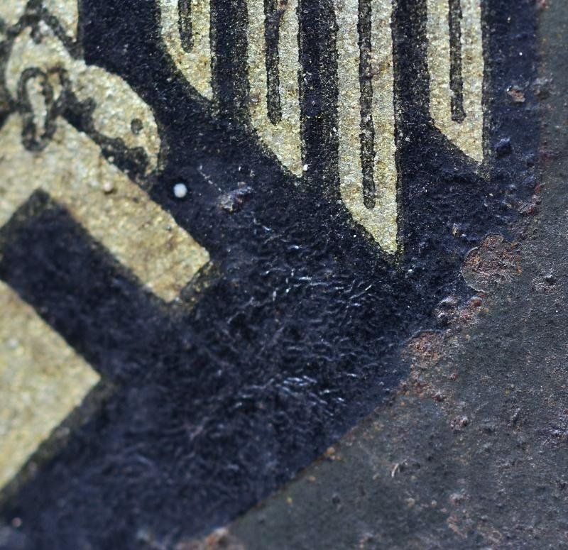 WW2 German M35 Army Double Decal Combat Helmet - Hauptmann Named — image 5