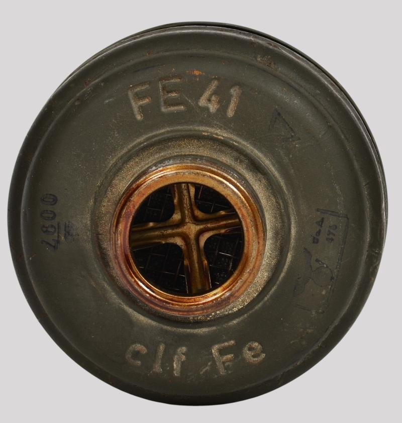 WW2 German Matching Numbers Gas Mask Set with June 1944 Dated Filter — image 6