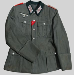 WW2 German Artillery Officers M36 field Tunic .