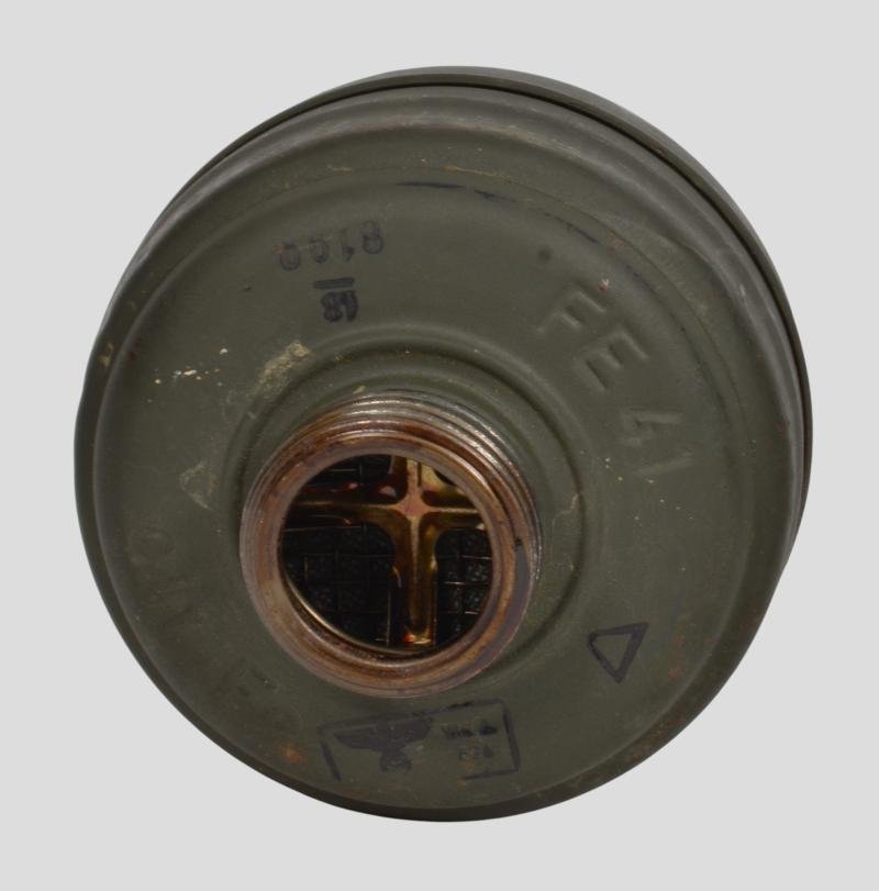 WW2 German Named Gas Mask & Canister With Original Straps — image 5