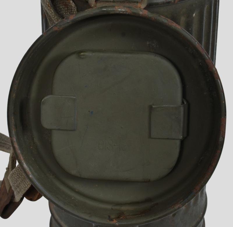 WW2 German Named Gas Mask & Canister With Original Straps — image 6
