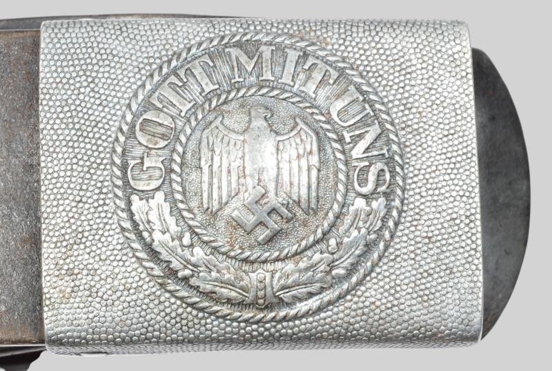 WW2 German 1937 Marked Early Army Waist Belt set . — image 2