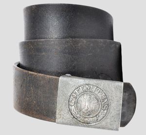 WW2 German 1937 Marked Early Army Waist Belt set .