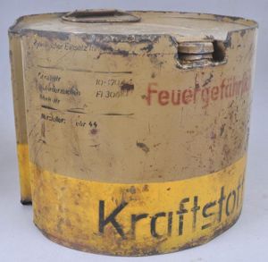 WW2 German Fallschirmjager Kraftstoff Fuel Drop Container