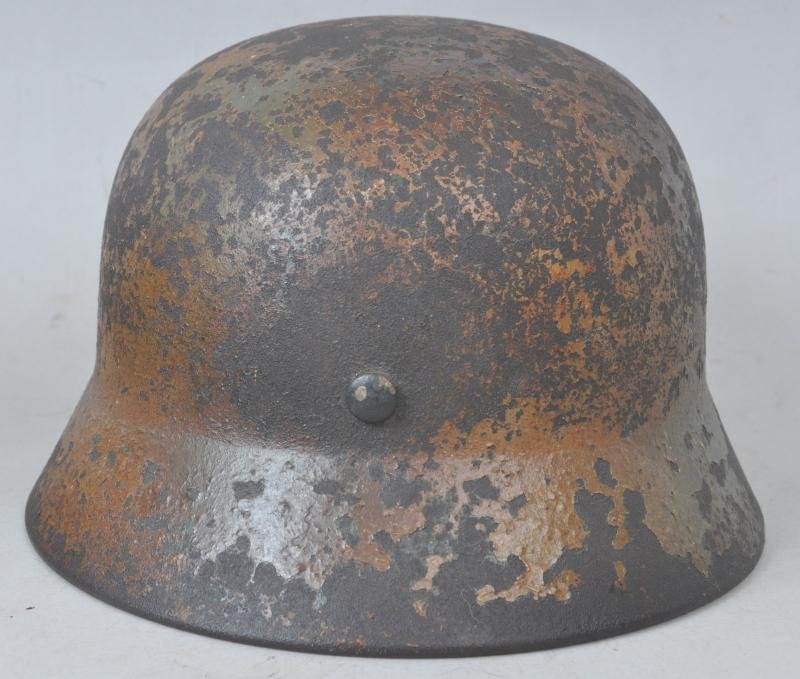 WW2 German M40 Luftwaffe Camouflage Helmet — image 3