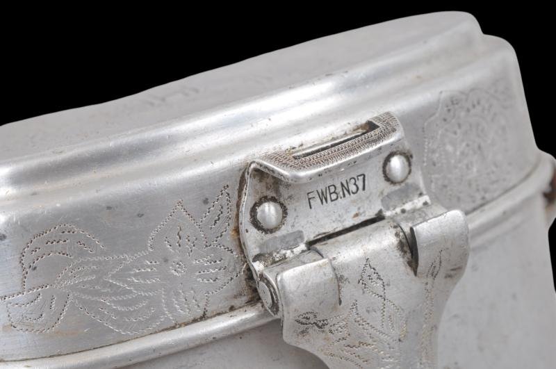 WW2 German Soldier Decorated M31 Messtin — image 4