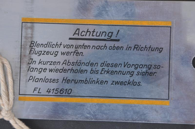 WW2 German Luftwaffe Survival Mirror & Carry Bag — image 2