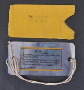 WW2 German Luftwaffe Survival Mirror & Carry Bag