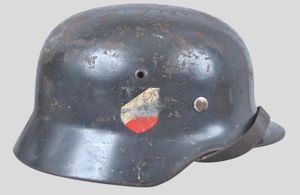 WW2 German Double Decal Luftwaffe Ground Crew Combat Helmet With …