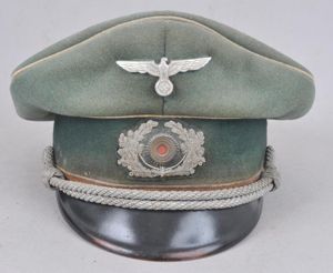 WW2 German Infantry Officers Peaked Cap