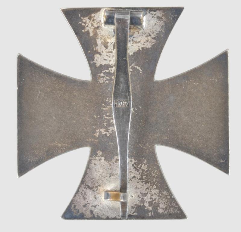 WW2 German Iron Cross First Class - Carl Wild Of Hamburg — image 2