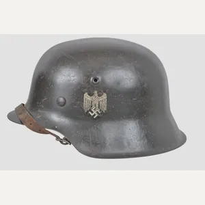 WW2 German Army M42 Single Decal Combat Helmet