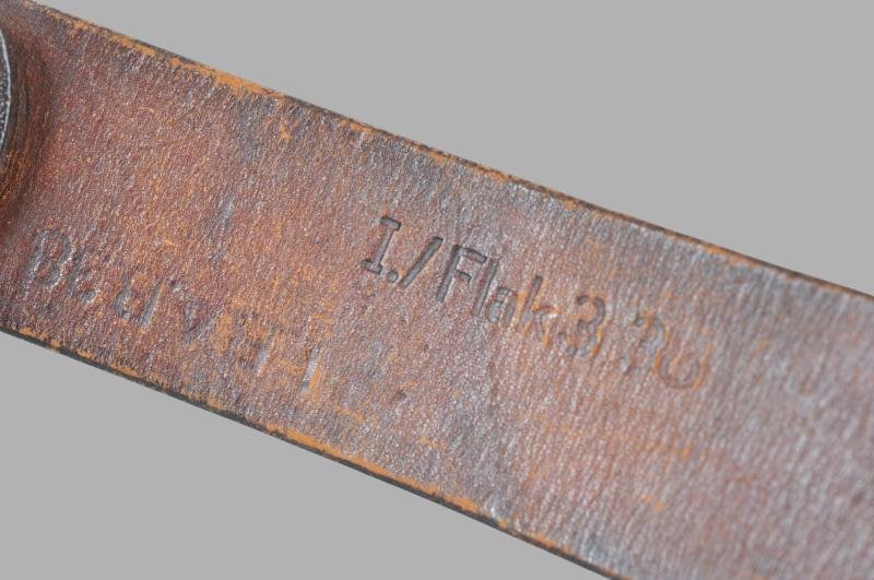 WW2 German 'Drooptail Eagle' LBA & Unit Marked Luftwaffe Belt & Buckle 1936 — image 12