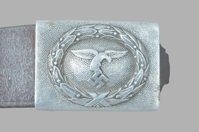 WW2 German 'Drooptail Eagle' LBA & Unit Marked Luftwaffe Belt & Buckle 1936 — image 13