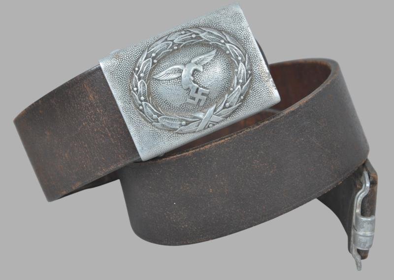 WW2 German 'Drooptail Eagle' LBA & Unit Marked Luftwaffe Belt & Buckle 1936 — image 14