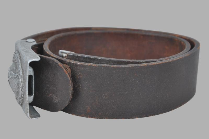 WW2 German 'Drooptail Eagle' LBA & Unit Marked Luftwaffe Belt & Buckle 1936 — image 3