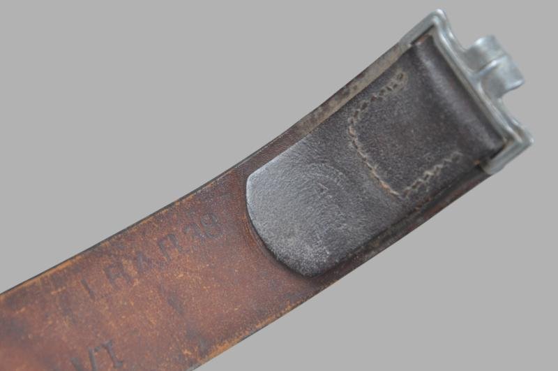 WW2 German 'Drooptail Eagle' LBA & Unit Marked Luftwaffe Belt & Buckle 1936 — image 6