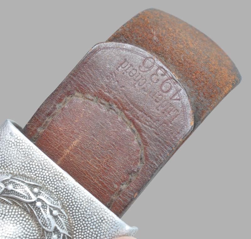 WW2 German 'Drooptail Eagle' LBA & Unit Marked Luftwaffe Belt & Buckle 1936 — image 9