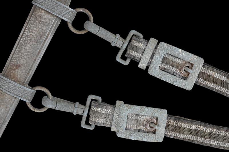 WW2 German Luftwaffe Dagger , Hanger & Knot :- Scarce Maker Arthur Schuttelhofer & Co — image 7