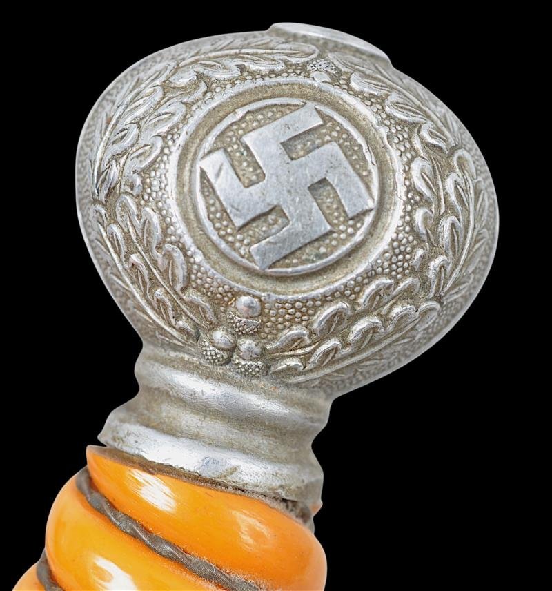 WW2 German Luftwaffe Dagger , Hanger & Knot :- Scarce Maker Arthur Schuttelhofer & Co — image 9