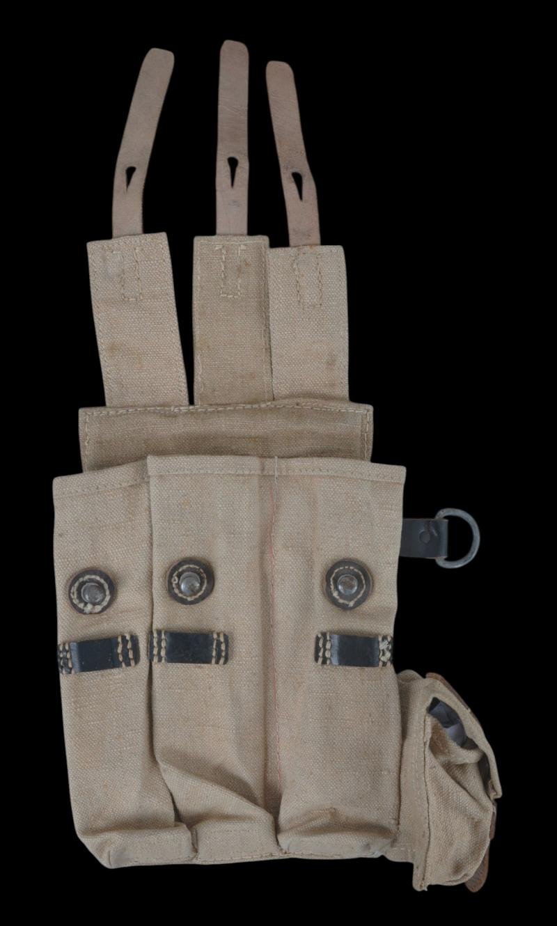 WW2 German MP40 Magazine Pouch With Loading Tool Pouch 1943 — image 4