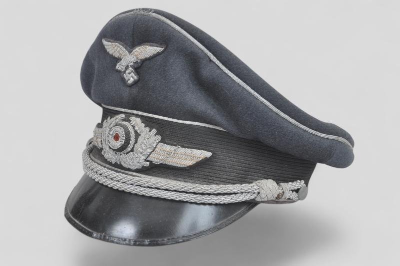 WW2 German 'Double Erel' Luftwaffe Officers Cap — image 3