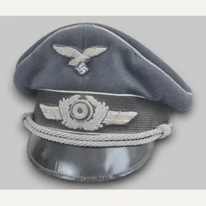 WW2 German 'Double Erel' Luftwaffe Officers Cap