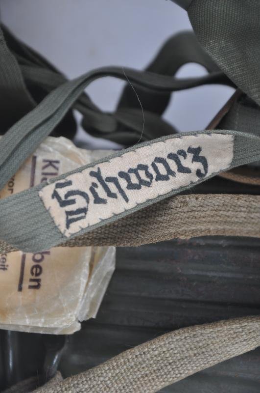 WW2 German Army/Luftwaffe Matching Numbered Gas Mask Set Named To 'Schwarz' — image 3