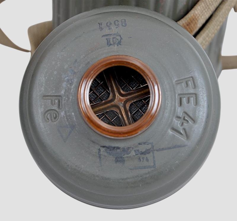 WW2 German Army/Luftwaffe Matching Numbered Gas Mask Set Named To 'Schwarz' — image 6