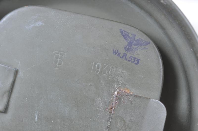 WW2 German Army/Luftwaffe Matching Numbered Gas Mask Set Named To 'Schwarz' — image 9