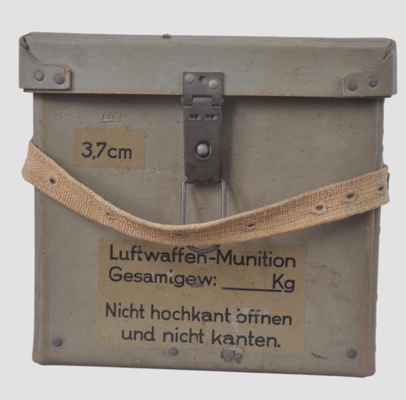 WW2 German Luftwaffe 3.7cm Ammunition Box 1945 — image 4