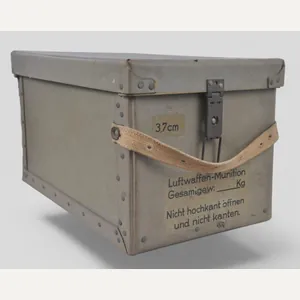 WW2 German Luftwaffe 3.7cm Ammunition Box 1945