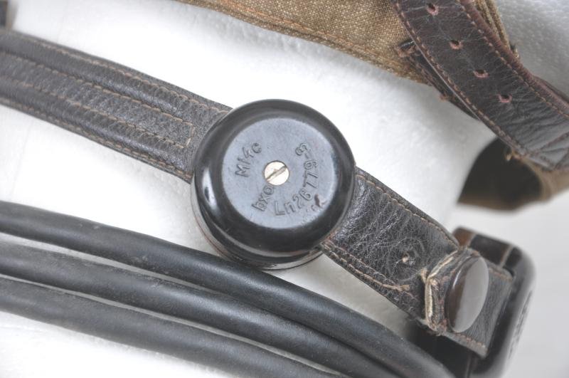 WW2 German Luftwaffe Summer Pattern LKpS 101 Flying Helmet — image 8