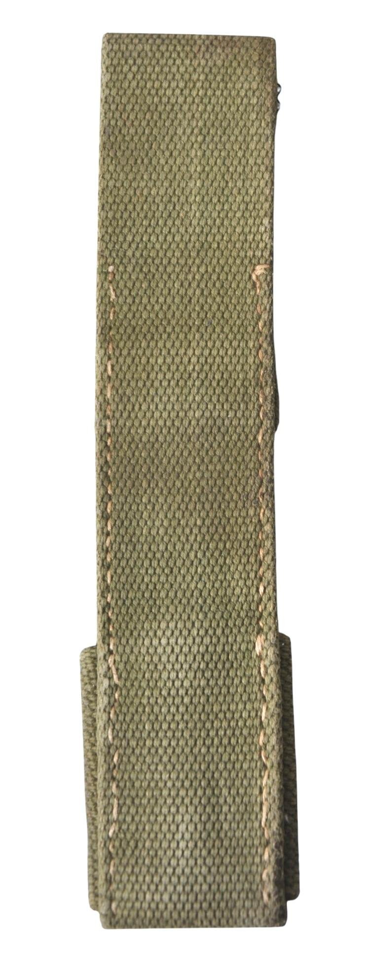 WW2 German DAK K98 Bayonet Frog In Green Webbing — image 2
