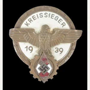 WW2 German Hitler Youth 'Kreissieger' Badge