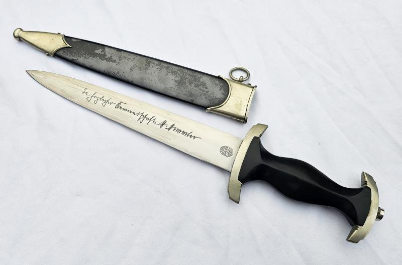 Himmler dedicated SS dagger - Dague M33 dedicacée Himmler (1) — image 3
