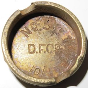 British WWI Mills Nº 5 - I Base Plug D.F.Cº …