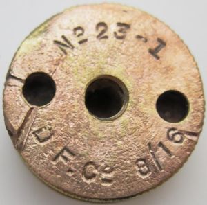 British WWI Mills Nº 23 - 1 D. F. Cº …