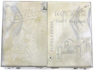 German Wehrmacht Esbit Kocher Mod. 9 Straight Corners Construction.