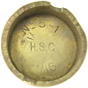 British WWI Mills Nº 5 - 1 Base Plug H.S.C …