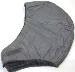 German Luftwaffe Observer Flying Helmet In Grey Leather, Nice Condition. …