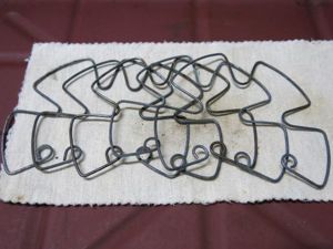 German Wehrmacht Gas Mask Can Retaining Cloth Spring.