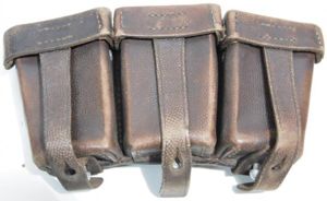 German Luftwaffe Brown Chocolate K98 Patronentaschen Ammo Pouch Lg. Nachr. …