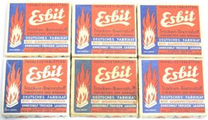German Wehrmacht Esbit Kocher Mod. 9 Fuel Tablets Box Variation …